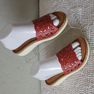 Flexus by Spring Step Windom Women's Rhinestone Slide Sandals